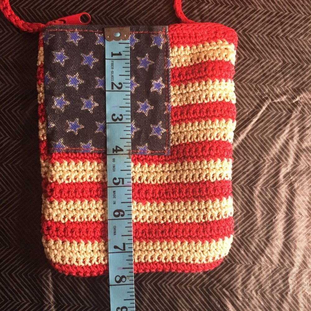 USA Flag Small Purse Bag - Picture 5 of 7